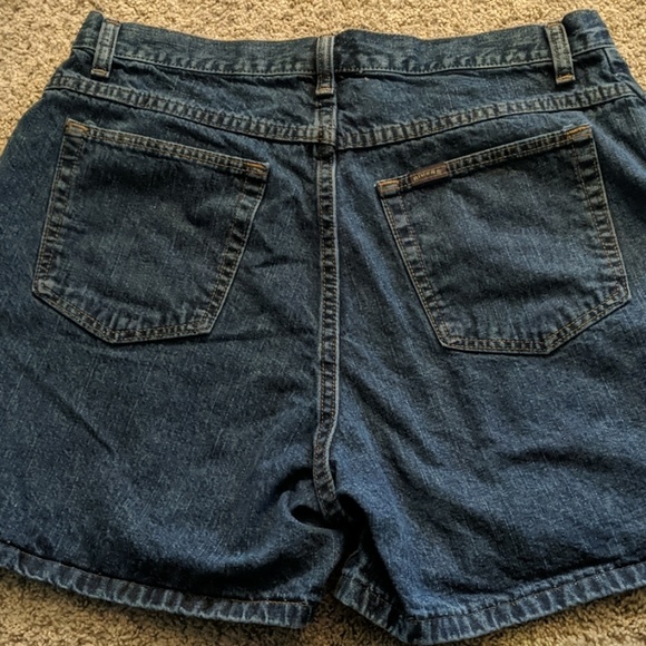 Women's High Waisted jean shorts.  Sz 14 - Picture 4 of 6